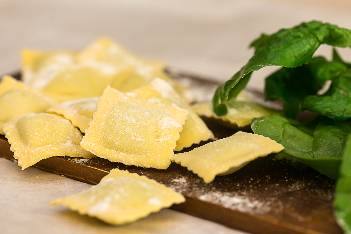 Ravioli misti alla genovese